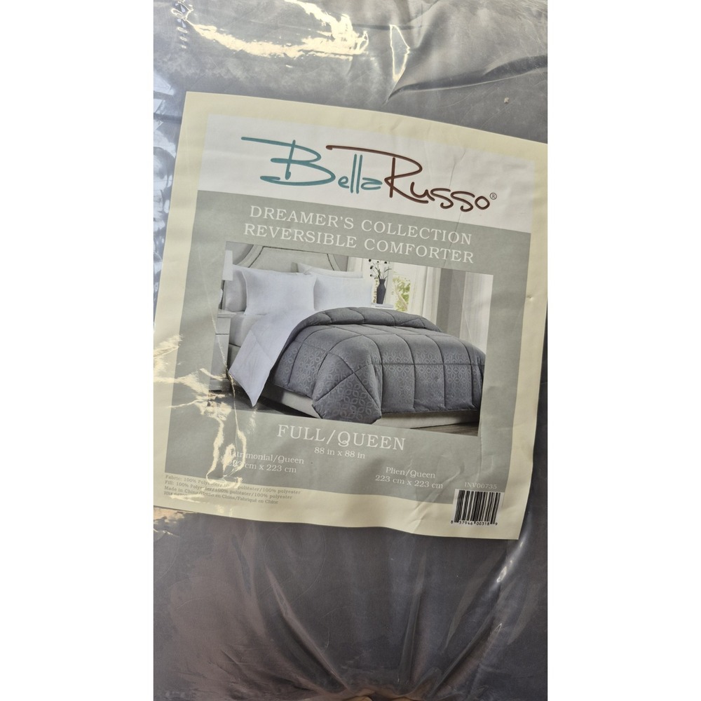 Bella Russo Dreamer's Collection‎ Reversible Comforter Full/Queen Size